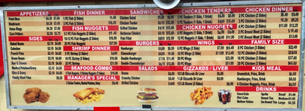 Fish & Chix Menu - Image 2